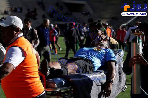 مرگ غیر منتظره داور ۳۱ ساله هنگام مسابقه فوتبال + عکس