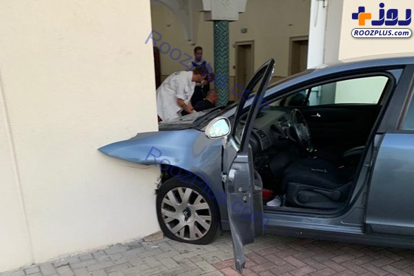 حمله یک خودرو به مسجدی در شرق فرانسه +عکس