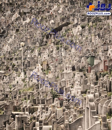 تصاویری جالب از یک قبرستان عمودی در هنگ کنگ