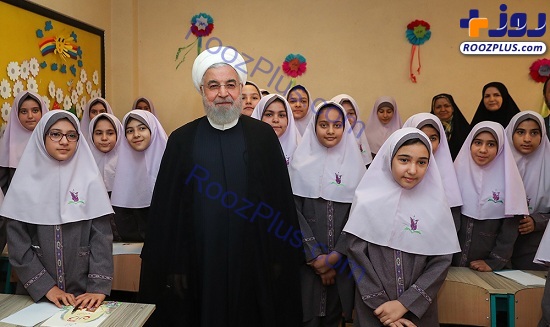روحانی اول مهر در کلاس درس
