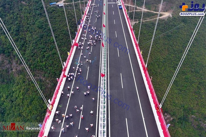 عکس/پایان ساخت پل ارتش سرخ در چین
