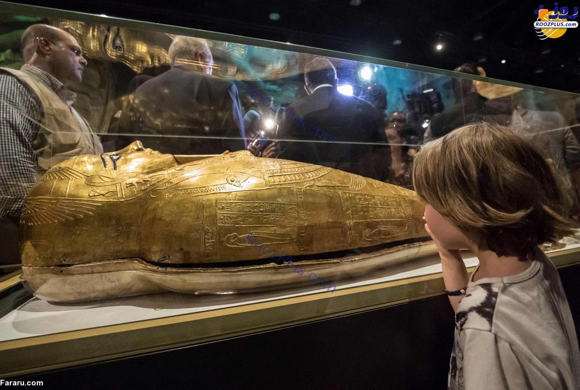 تابوت طلایی ۲هزار ساله قاچاق شده به مصر بازگردانده شد +عکس