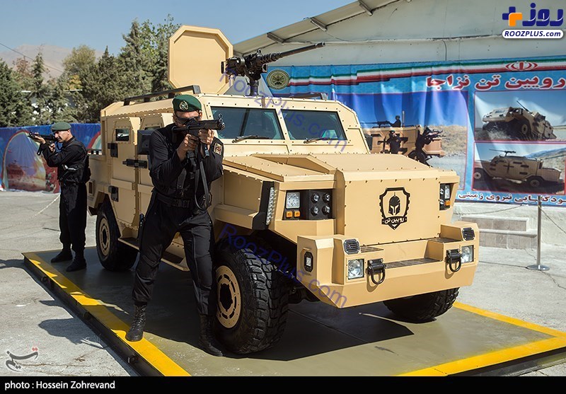 عکس/ خودروی سبک تاکتیکی ضدگلوله رویین تن ارتش جمهوری اسلامی