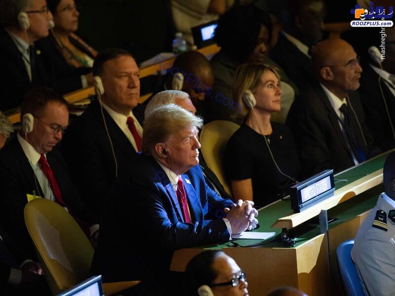عکس/حضور سرزده ترامپ در نشست فوق‌العاده سازمان ملل