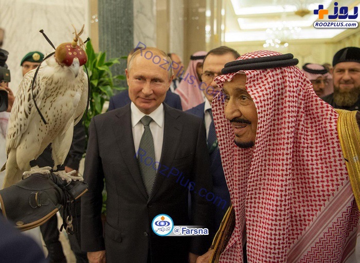 عکس/ هدیه پوتین به شاه عربستان
