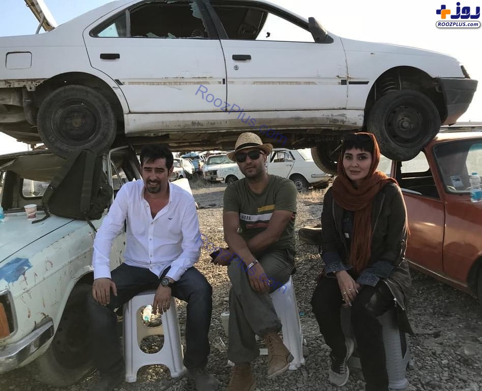 عکس/مریم معصومی و شهاب حسینی در پشت صحنه «هزارتو»