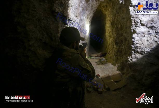 کشف تونل زیر شهر راس العین سوریه +عکس