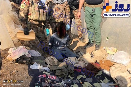 عکس/بازداشت یک تروریست مجهز به دوربین و تجهیزات انفجاری در بغداد