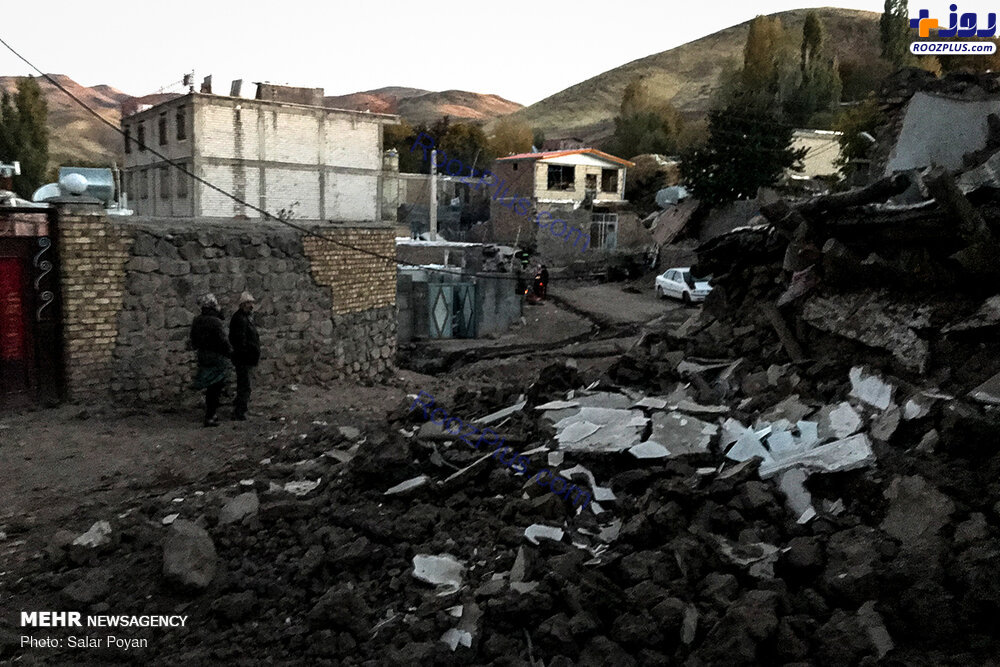 عکس/ خسارات زلزله در روستاهای ورزقان و ورنکش