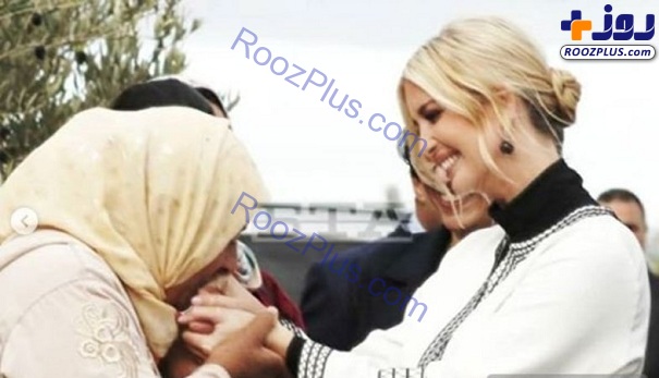 بوسیدن دستان دختر رئیس جمهور جنجال به پا کردتصاویر 