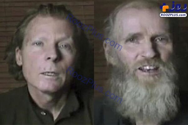 عکس/ دو گروگان غربی طالبان آزاد شدند