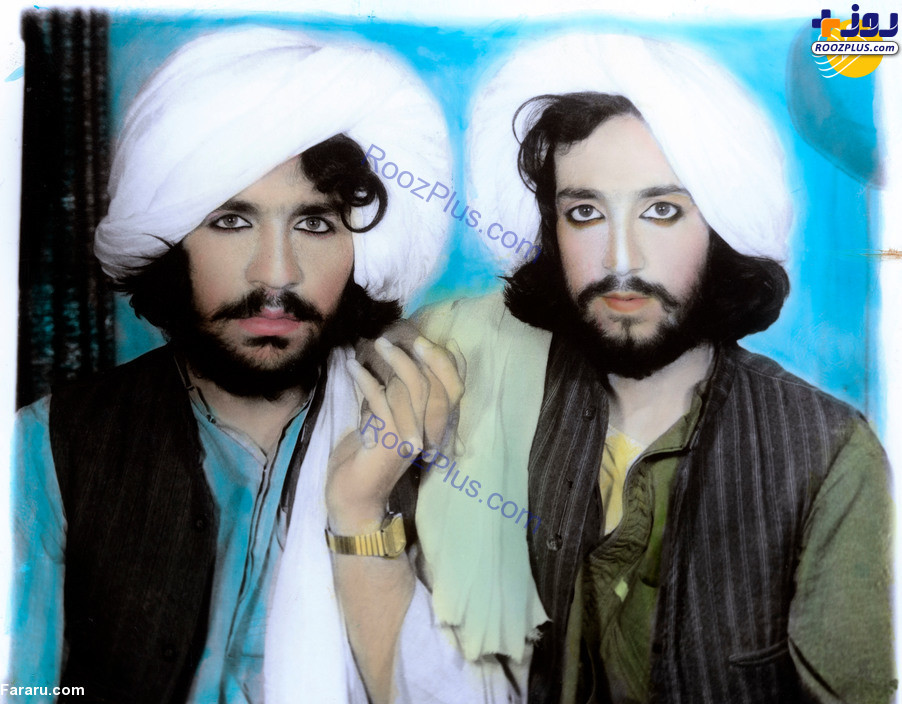 عکس‌هایی از عناصر طالبان با آرایش !
