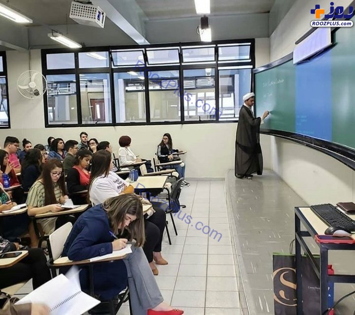 کلاس درس یک روحانی برزیلی برای بی‌حجاب‌ها! +عکس
