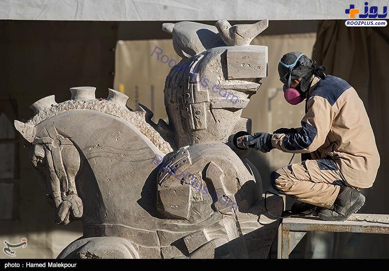 مجسمه‌های زیبایی که این روزها در تهران ساخته شدند +عکس