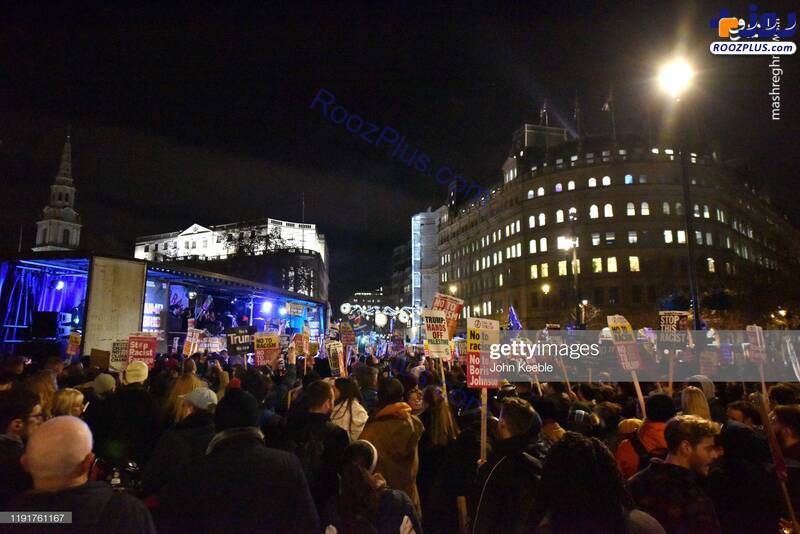 «نه به جنگ با ایران» در تظاهرات انگلیس+تصاویر