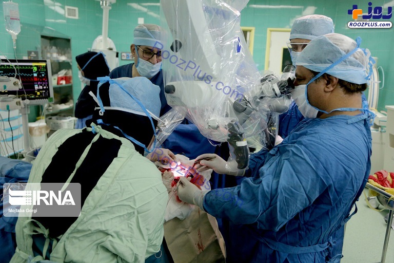 عکس/ نخستین عمل جراحی مغز در بیداری ایران