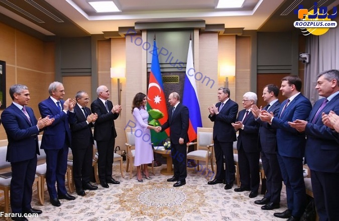 عکس/ دیدار بانوی اول آذربایجان با پوتین