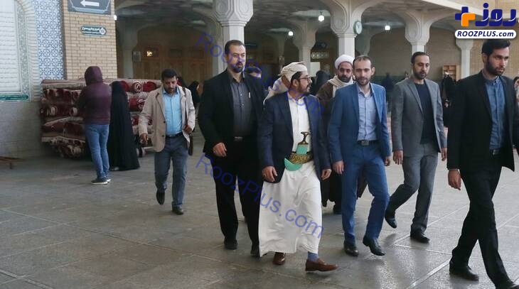 حضور سفیر یمن در حرم حضرت معصومه(س)+عکس