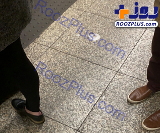 مسواک زدن مسافر روی سکوی مترو! +تصاویر