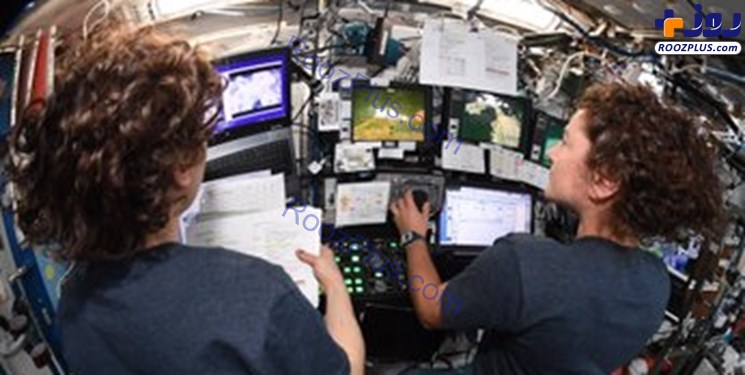 محیط کار فضانوردان ناسا+عکس