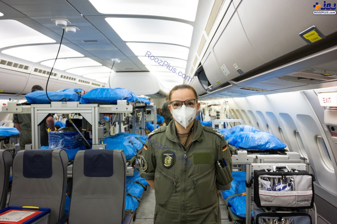 هواپیمای فوق پیشرفته آلمان برای انتقال بیماران کرونایی + عکس