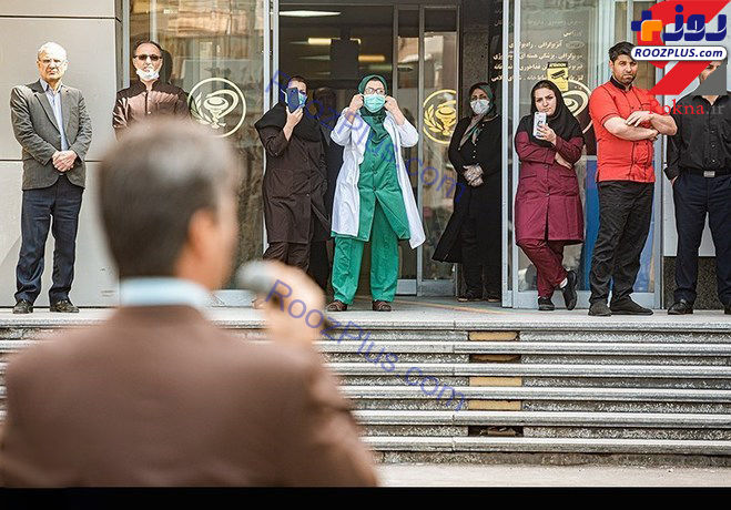 اقدام جالب خواننده تبریزی در محوطه بیمارستان+عکس