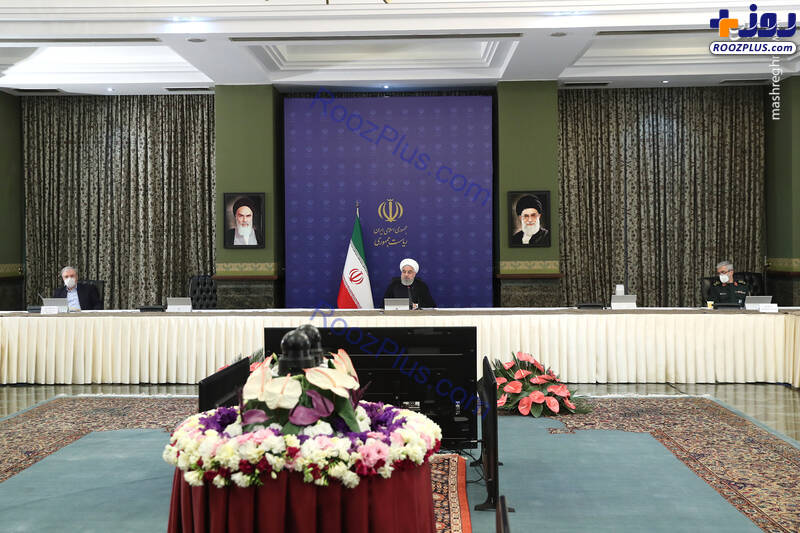 عکس/جلسه ستاد ملی مبارزه با کرونا به ریاست روحانی