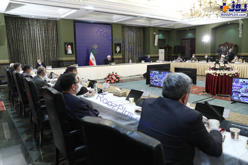 عکس/جلسه ستاد ملی مبارزه با کرونا به ریاست روحانی