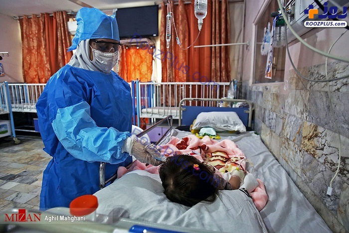 عکس/غربالگری و تست کرونا در بیمارستان کودکان گرگان