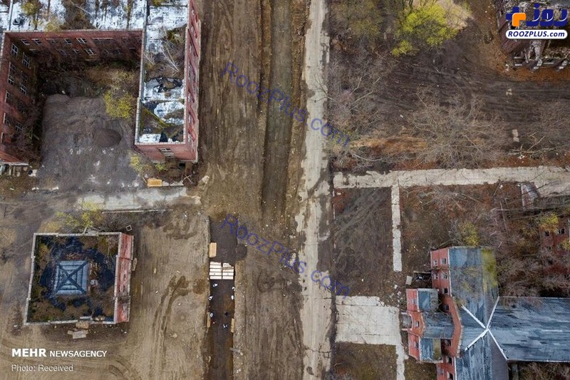 گورهای دسته جمعی دفن قربانیان کرونا در آمریکا+ عکس