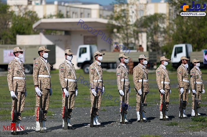 مراسم روز ارتش تحت تأثیر کرونا +عکس