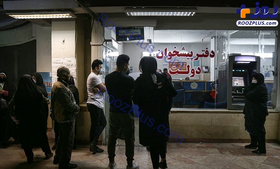 صف ثبت نام سیم کارت در جنوب تهران/عکس
