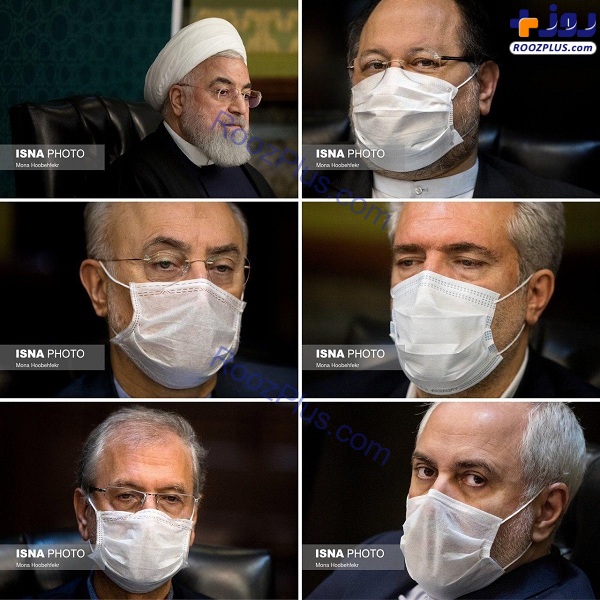 روحانی بدون ماسک در اولین جلسه هیات دولت سال ۹۹ +عکس