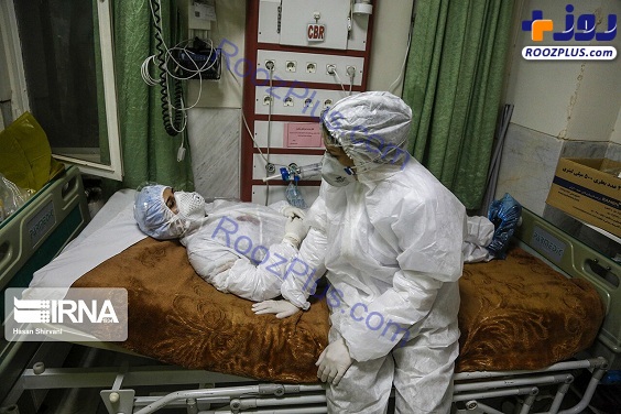 تصاویر/ استراحت پرستاران بخش کرونا در بیمارستان