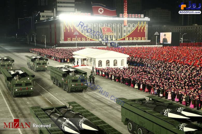 نمایش نظامی کره شمالی +عکس