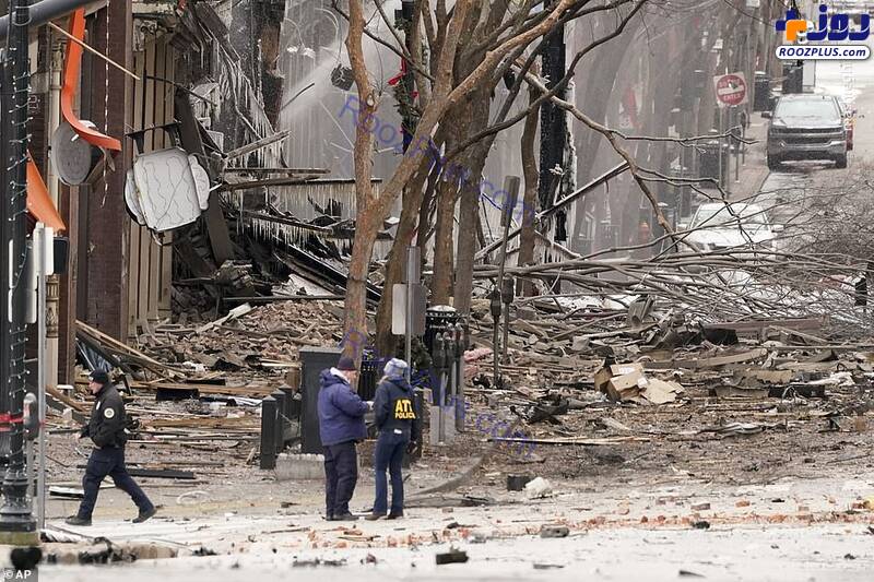 خسارات انفجار نشویل آمریکا+تصاویر