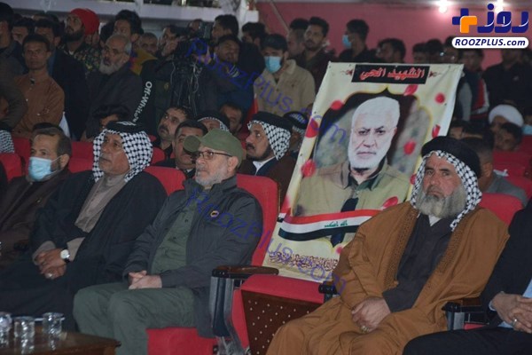 برگزاری مراسم بزرگداشت شهیدان «سلیمانی» و «المهندس» در عراق + تصاویر