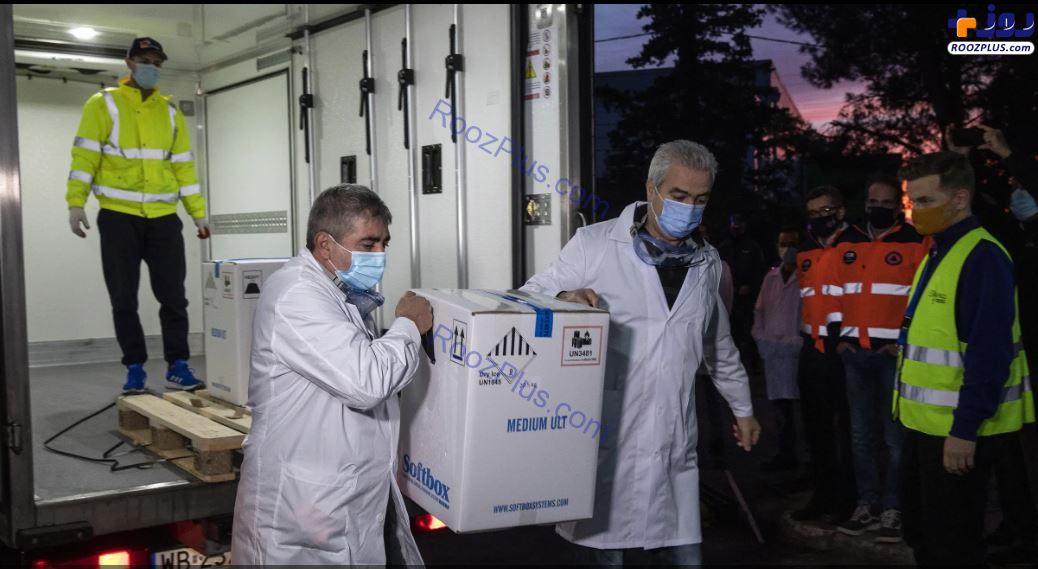 عکس/ورود اولین محموله واکسن کرونا به یونان