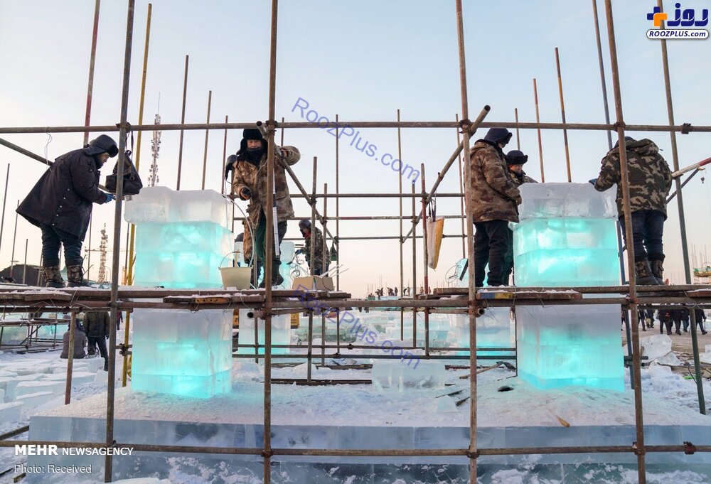 سرزمین یخی چینی ها با دمای منفی ۳۵ درجه +تصاویر