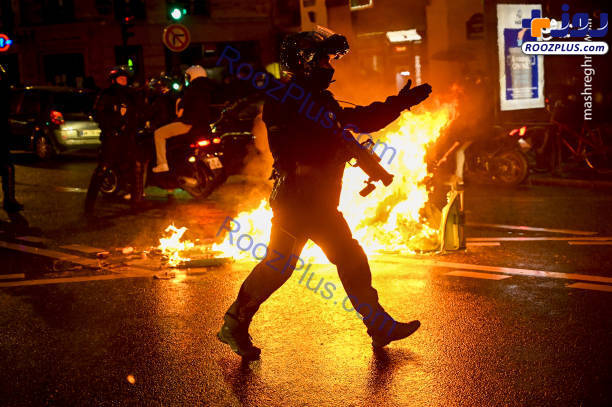 یورش پلیس به تظاهرات‌کنندگان در پاریس/عکس