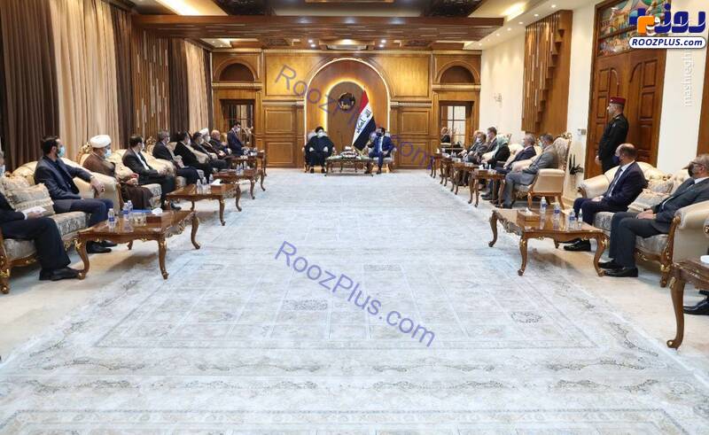 دیدار آیت الله رئیسی با رئیس مجلس نمایندگان عراق +عکس