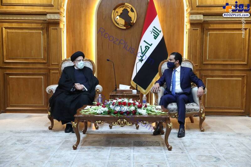 دیدار آیت الله رئیسی با رئیس مجلس نمایندگان عراق +عکس