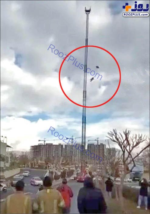 پرش مرگبار چترباز معروف در تهران +عکس