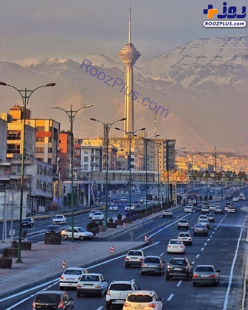 برج میلاد در هوای نسبتاً پاک تهران+عکس