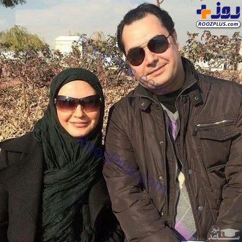 عکس/لعیا زنگنه و همسرش در یک قاب