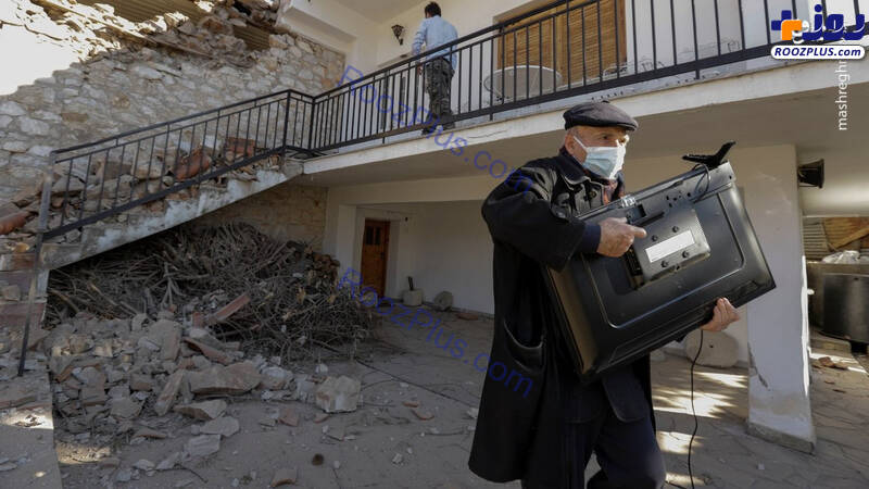 عکس/خسارت زلزله ۶.۳ ریشتری در یونان