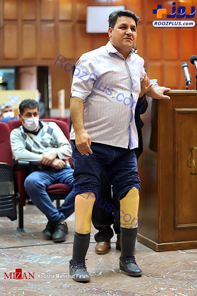 وضعیت عضو سابق گروهک تروریستى منافقین در دادگاه +عکس