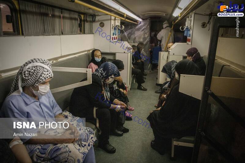 جابه‌جایی بیماران اورژانسی در روزهای کرونایی خوزستان/عکس