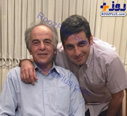 حمید گودرزی در کنار پدرش +عکس