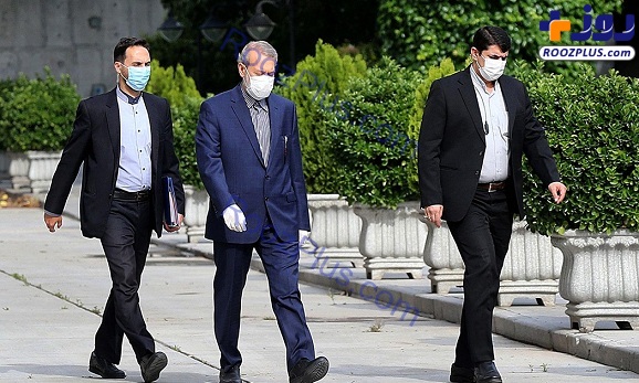 حضور علی لاریجانی در مجلس پس از بهبودی کرونا+عکس